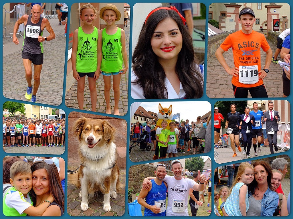 Impressionen vom 15. Raiffeisen Altstadtlauf 2017 in Lohr a. Main