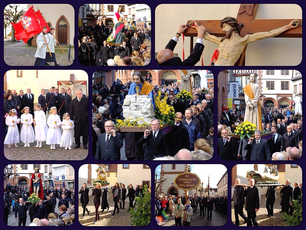 Impressionen von der Lohrer Karfreitagsprozession 2015