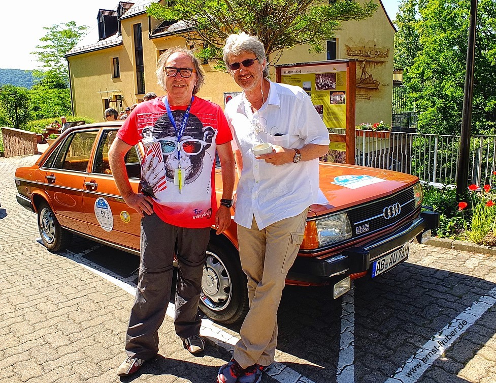 Urban Priol und Hermann Joha bei der Sachs Franken Classic 2014 in Lohr a. Main
