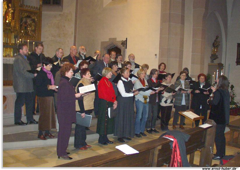 Kammerchor der Volkshochschule Lohr Leitung: Ruth Radecker