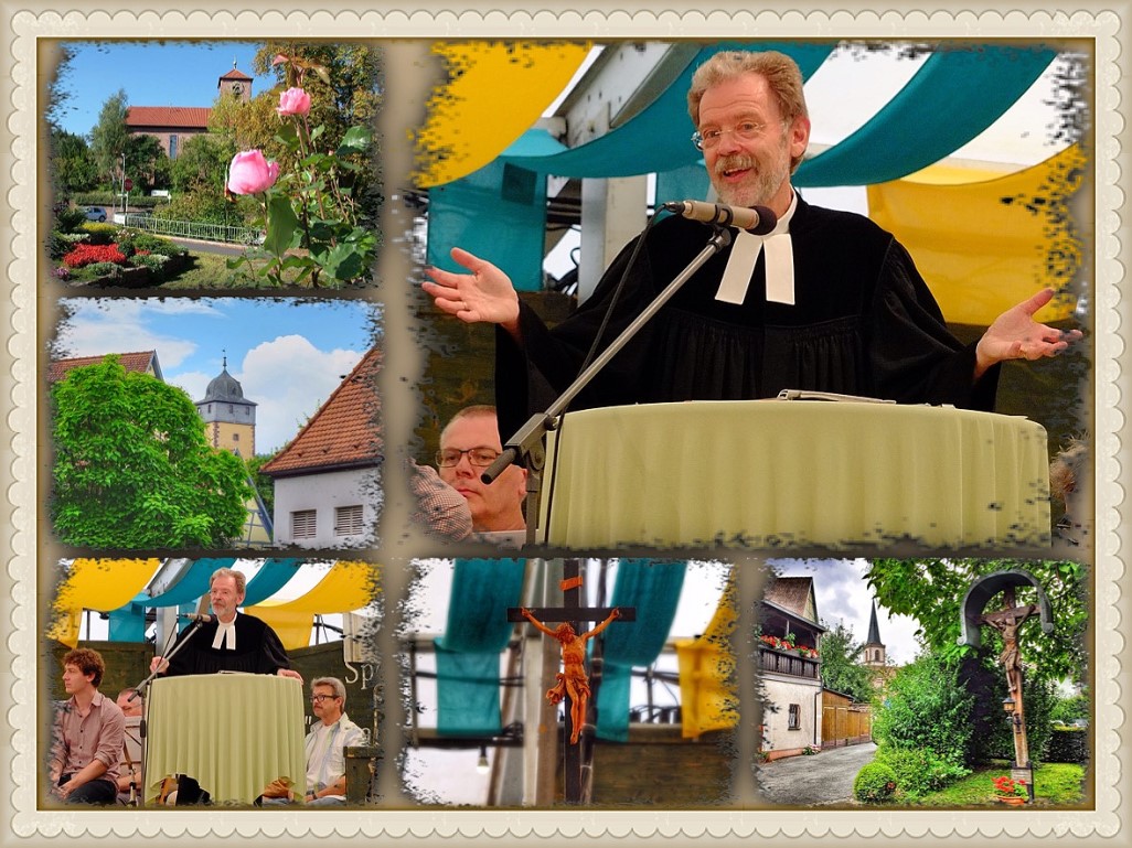 Evangelischerb Festgottesdienst mit Pfarrer Albrecht Koch