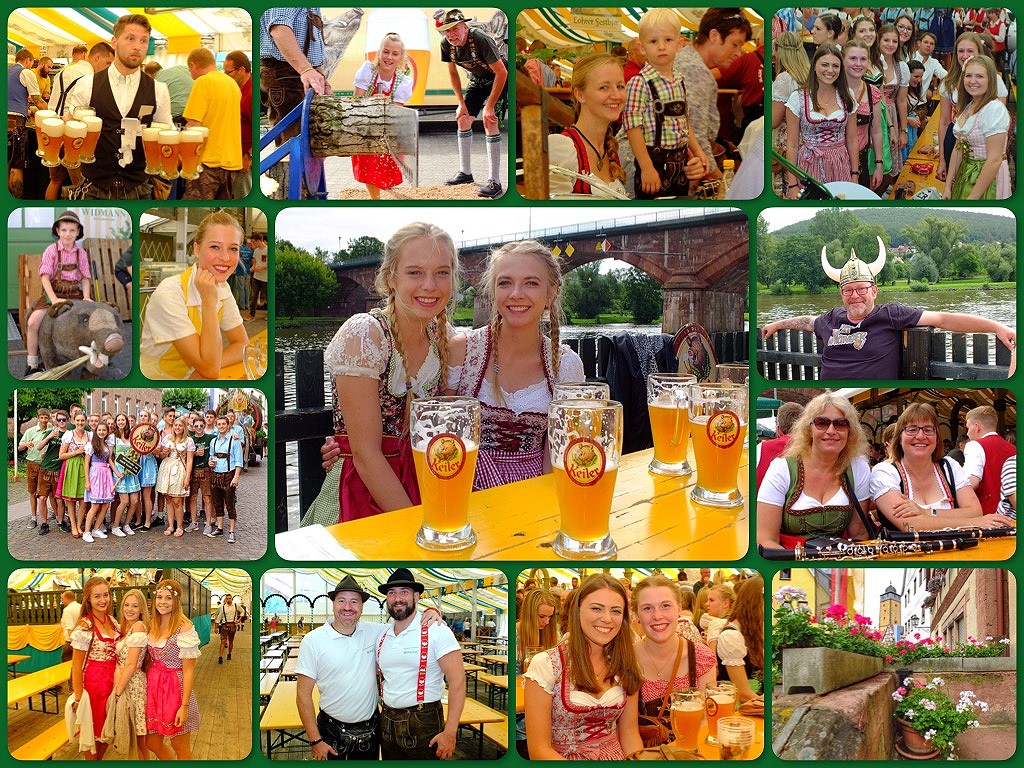 Impressionen vom Keiler Festzug und Weissbier Frhschoppen auf der 72. Lohrer Spessartfestwoche 2017