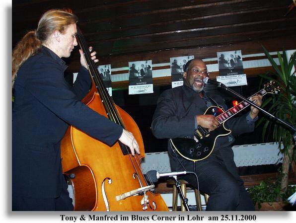 Tony u. Manfred im Blues-Corner in Lohr
