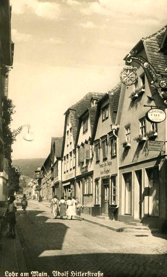 Obere Hauptstrasse in Lohr