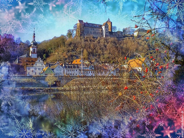 Rothenfels.. die kleinste Stadt in Bayern am 6. 1. 2017
