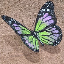 StreetArtschmetterling