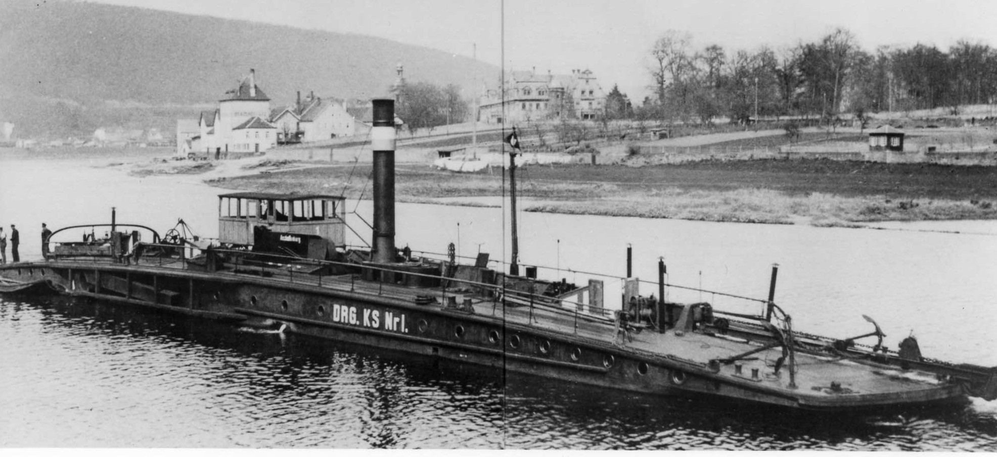 Das Kettenschiff Nr. I der Deutschen Reichsgesellschaft („DRG. KS No I.“)