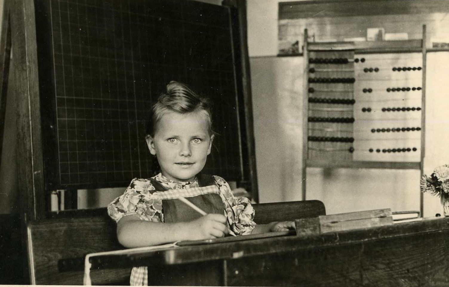 Gisela Belinski, die 1949 in Lohr a. M. eingeschult wurde.