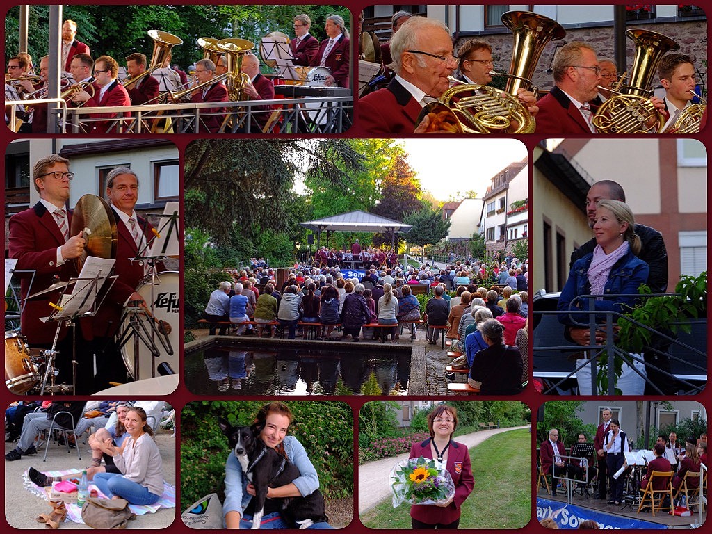 Serenade der Stadtkapelle Lohr a. Main in der stdtischen Anlage