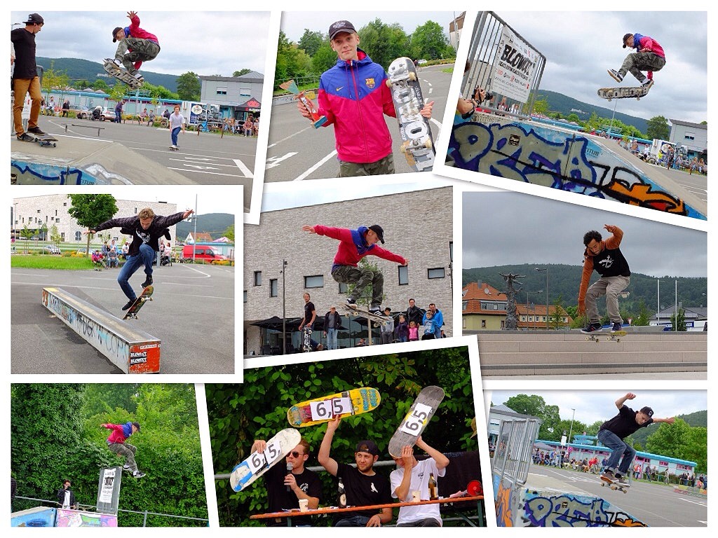 Impressionen von der 1. Skateboardmeisterschaft in Lohr a. Main