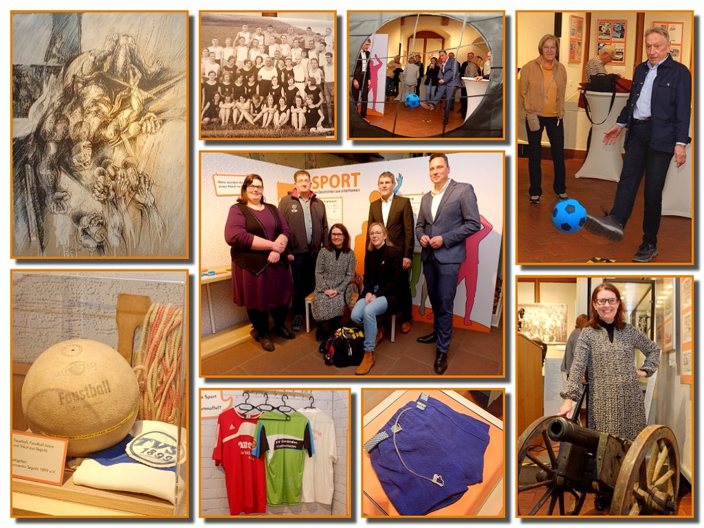 Sonderausstellung im Lohrer Spessartmuseum Sport - Eure Geschichten aus  Unterfranken