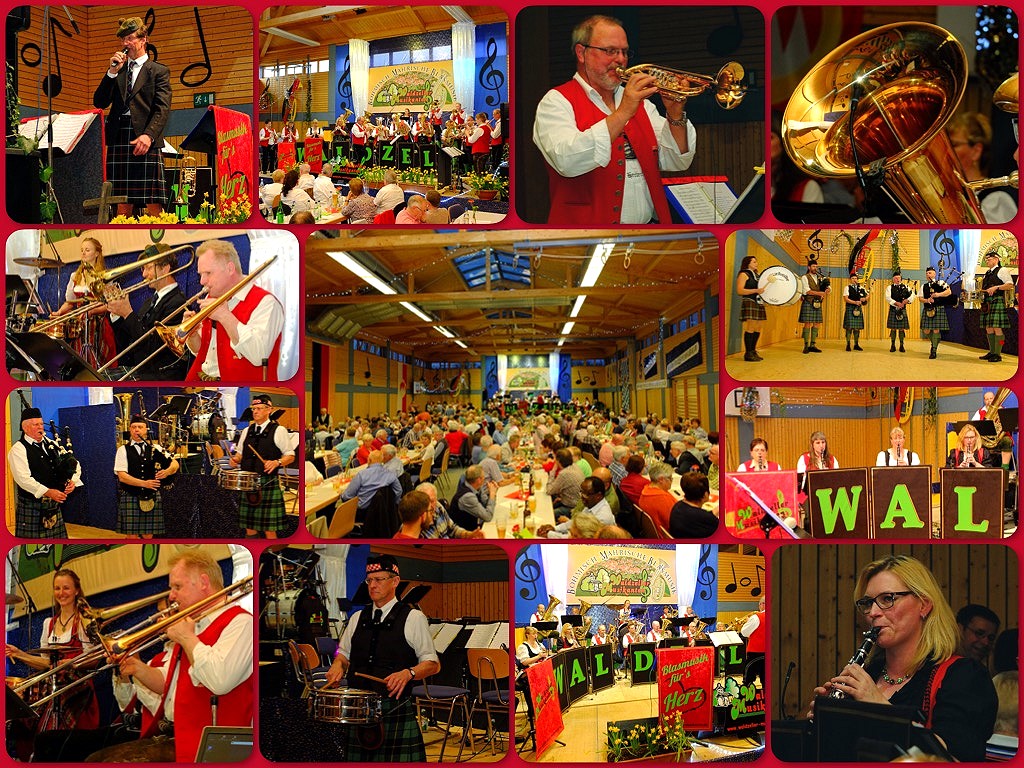 Böhmisch Mährischer Abend mit den Waldzeller Musikanten in der Sporthalle in Steinfeld