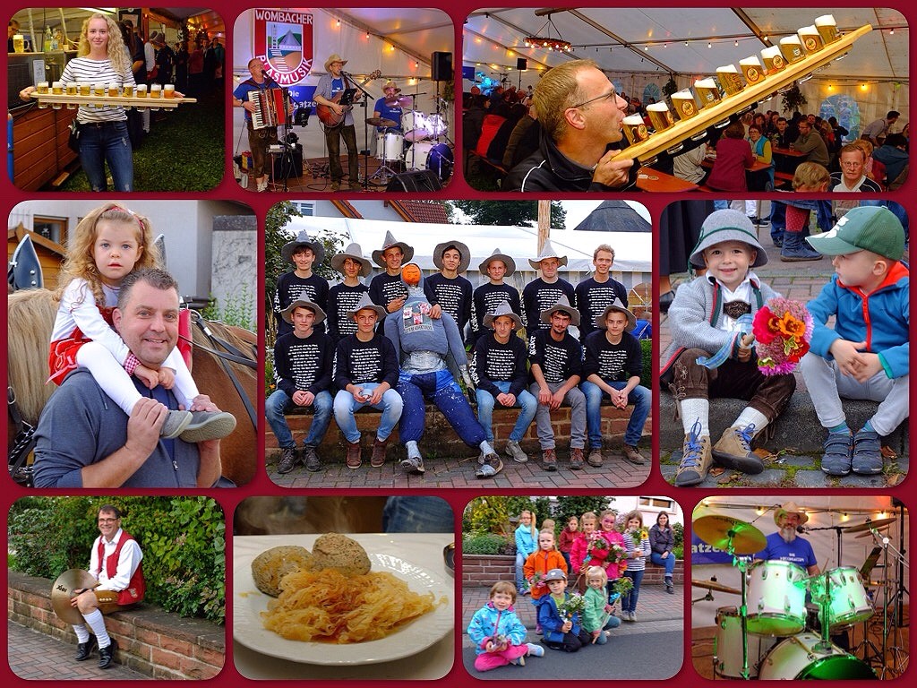 Impressionen von der Zeltkirb 2017 in Wombach