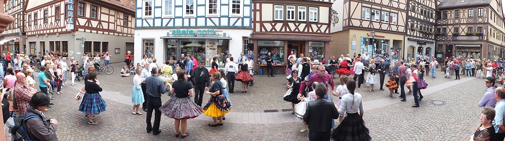 Square Dance beim Lohrer Altstadtfest 2012