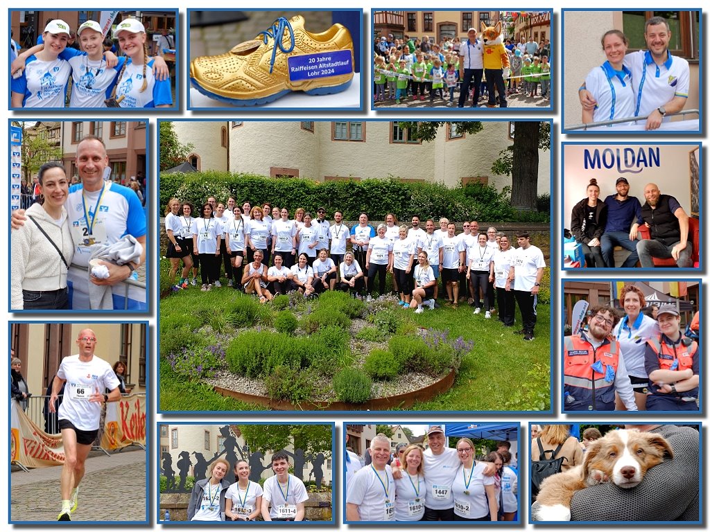 Impressionen vom 20. Raiffeisen Altstadtlauf 2024 in Lohr a. Main