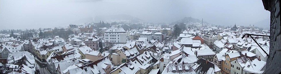 Blick vom Bayersturm in Lohr a. Main