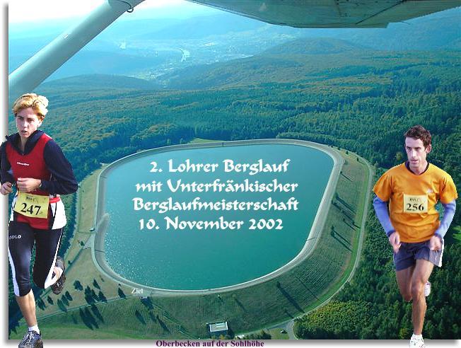 Ziel des 2. Lohrer Berglaufes war das Oberbecken auf 536 m u.N.N.