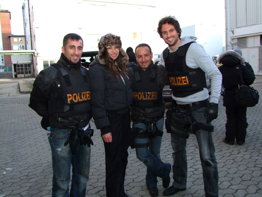 Action am Set in Kln mit Ramazan,Annastasia,Erdogan und Tom