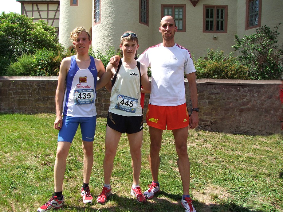 Die Sieger beim 10. Raiffeisen Altstadtlauf 2012 in Lohr a. Main