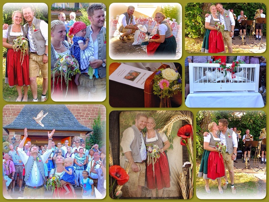 Herzlichen Glckwunsch zur Hochzeit Brbel & Manuel