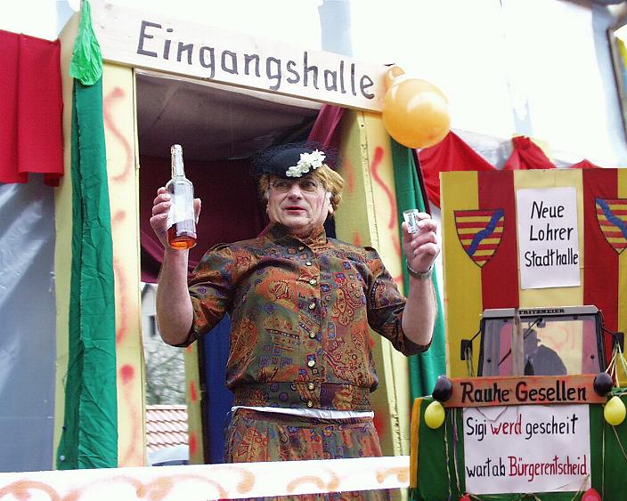 Bild vom Faschingszug in Wombach