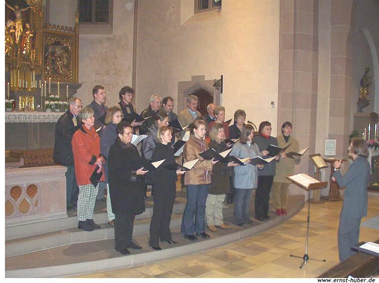 Cäciliensingen in der Pfarrkirche in Lohr/Rechtenbach