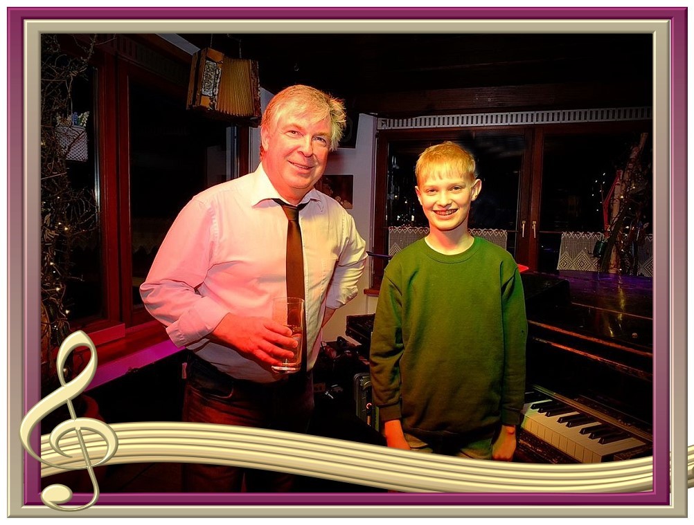 Donovan Aston und Vincent im Blues Corner in Lohr a. Main