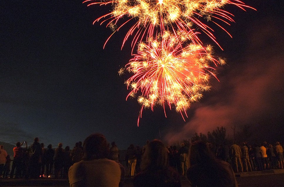 Abschlussfeuerwerk der 67. Lohrer Spessartfestwoche 2012