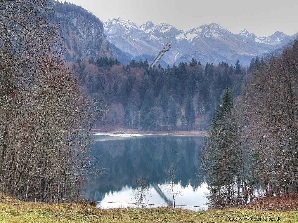 Der Freibergsee in Oberstdorf