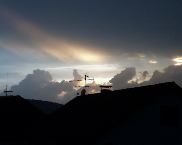 Gewitterfront im Anmarsch