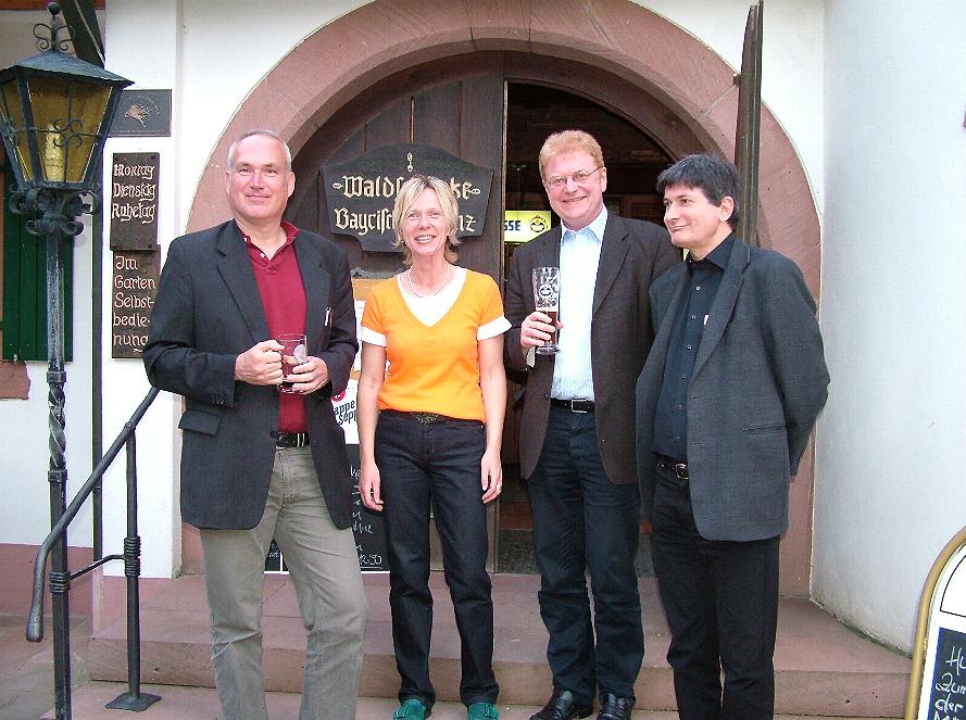 Vernissage mit Greser und Lenz auf der Bayrischen Schanz