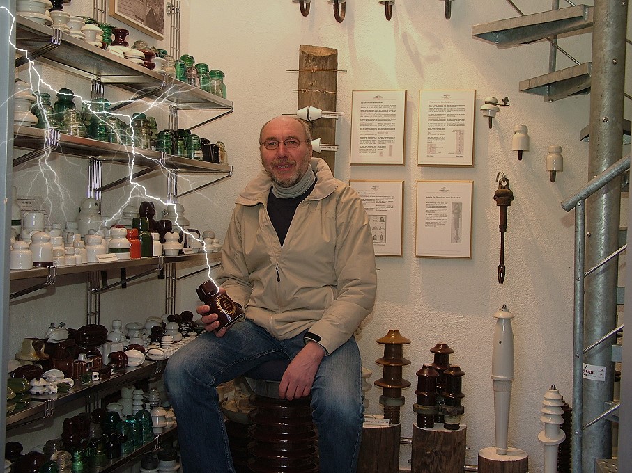 Europas einziges und einzigartiges Isolatorenmuseum steht in Lohr a. Main