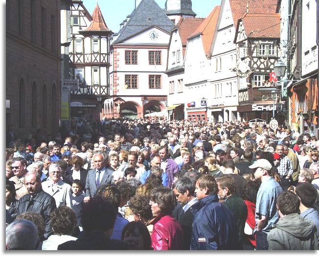 Über 10000 Besucher bei der Lohrer Karfreitagsprozession