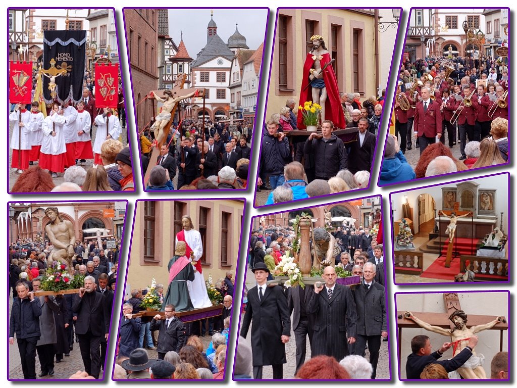 Karfreitagsprozession2025 in Lohr a. Main