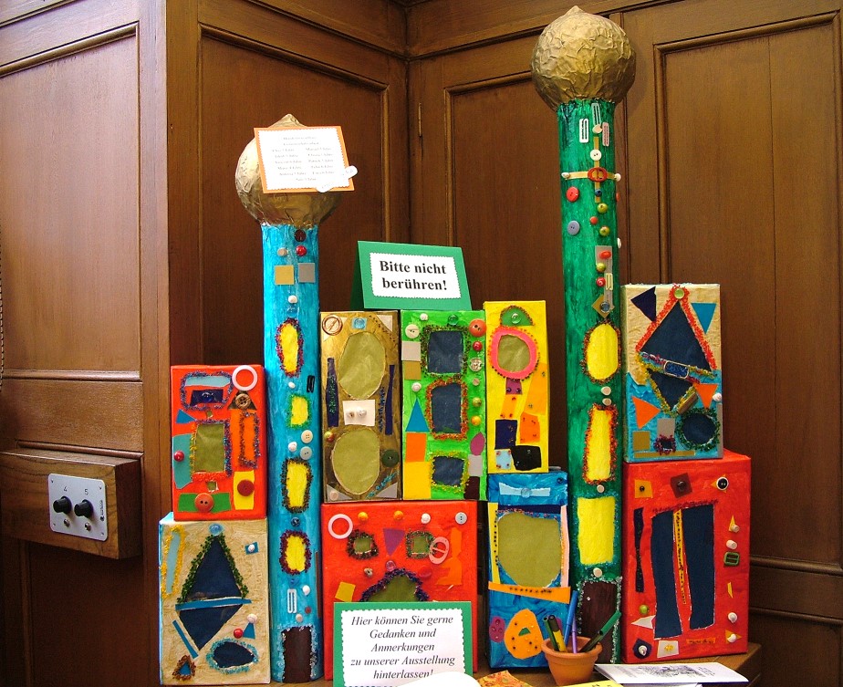 Kunstausstellung des Kindergartens St. Pius in Lohr a. Main Lindig