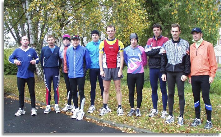 Trainingslauf am 13.10.2002