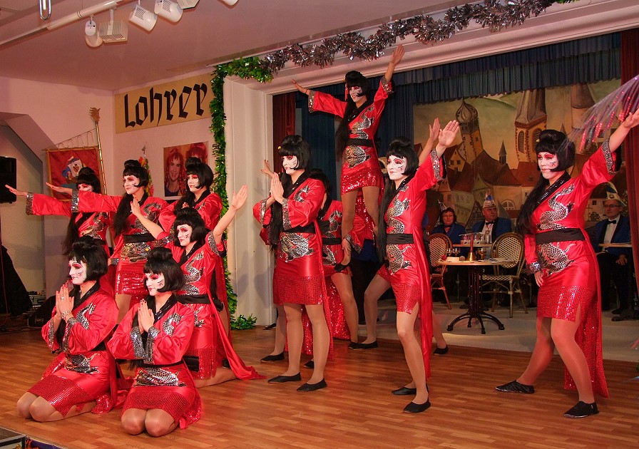 Showtanz der Roten Garde der Lohrer Mopper 2011
