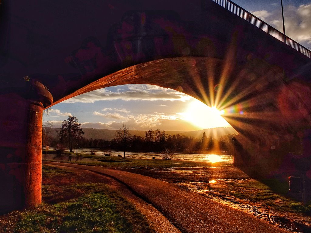 Die Alte Mainbruecke in Lohr a. Main