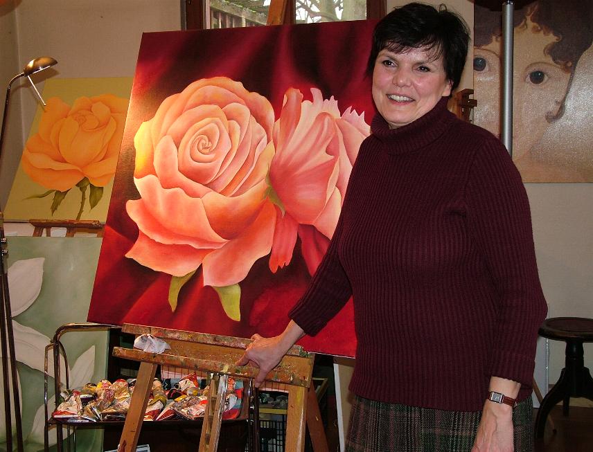 Malerin Margret Scherg aus Lohr a. Main