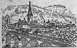 Lohrer Stadtansicht 1946