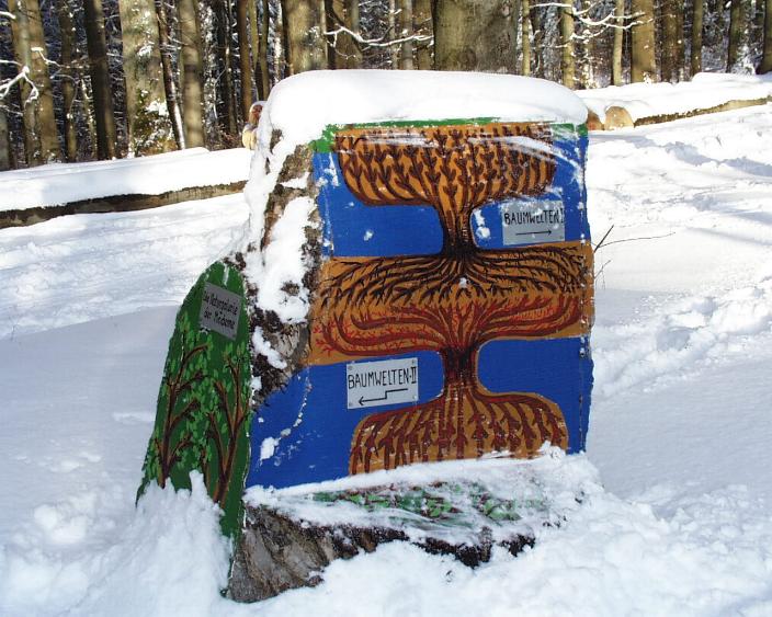 Die Naturgalerie der Moderne im Wald bei der Bayerischen Schanz