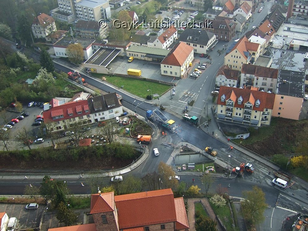 Die Baustelle am oberen Tor (Klick fr Vergrsserung!)