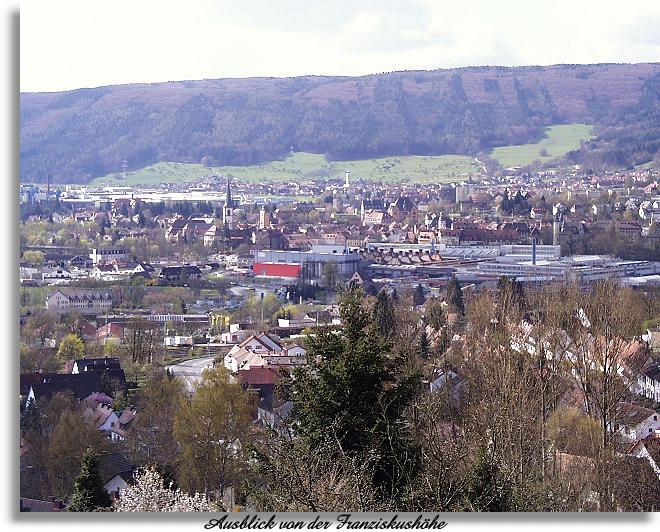 Blick von der Franziskushöhe