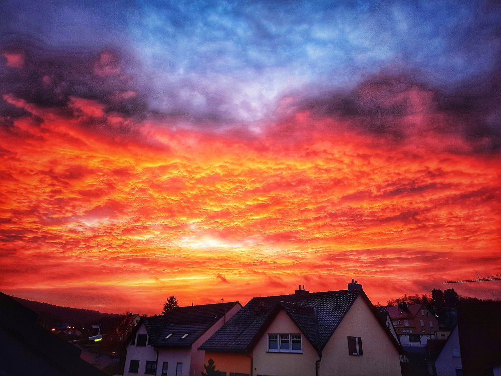 Sonnenaufgang über Sendelbach