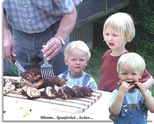 -- Vorher-- Spanferkel essen mhmm.... ist das lecker.....