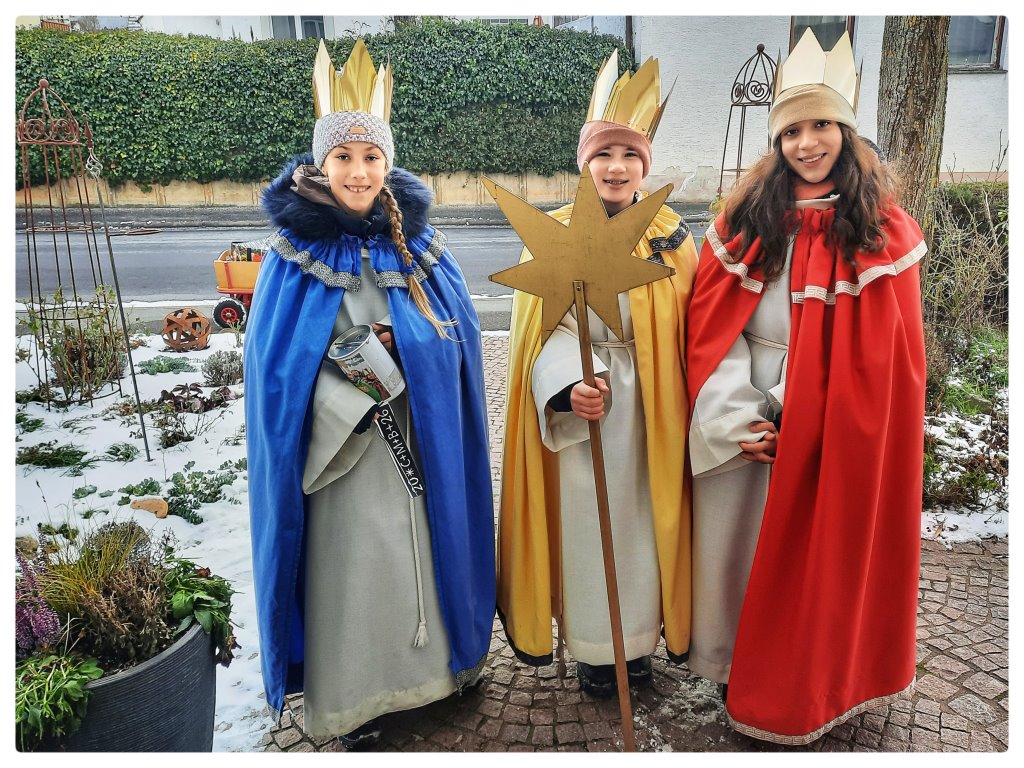 Die Sternsinger 2026 unterwegs in Lohr a. Main/Sendelbach