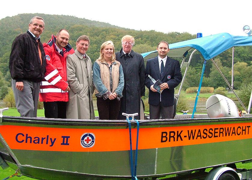 Einweihungsfeier bei der Wasserwacht Lohr a. Main