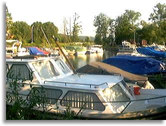Ansicht vom Lohrer Bootshafen