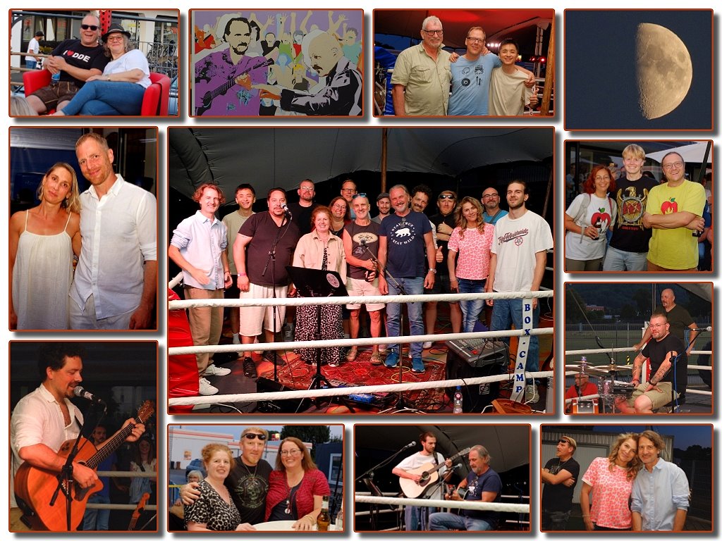 Genialer Open Air Musikerstammtisch in aussergewhnlichem Ambiente im Boxcamp von Sven Amend in Lohr a. Main...