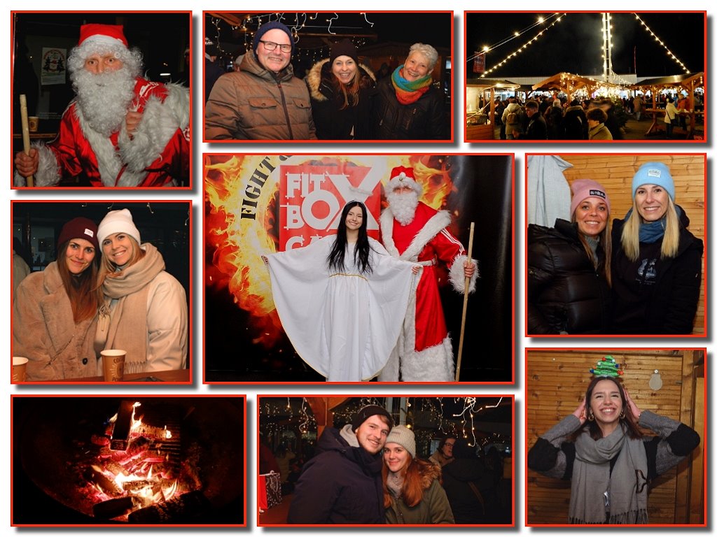 Impressionen vom Weihnachtsmarkt am Fitpoint in der Jahnstrasse